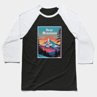 Bear Mountain ski California usa Baseball T-Shirt